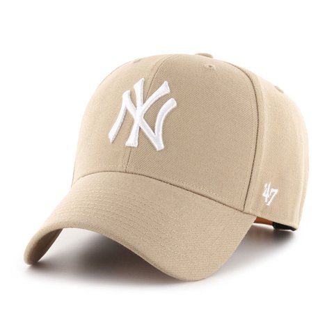 Gorra Snapback Ajustable 47 Mvp New York Yankees Caqui