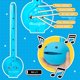 thumbnail image 4 of Instrumento musical electrónico Otamatone Deluxe Blue, 4 of 8