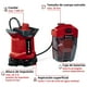 thumbnail image 2 of Bomba De Aguas Sucias inalam GE-DP 18/25 LL Li Solo Einhell rojo 37x27x23, 2 of 7
