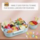 thumbnail image 3 of 150 pinchos para alimentos con diseños de animales para niños, ideales para lunch box, 3 of 3