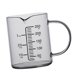 thumbnail image 4 of Vaso Medidor De Vidrio Multifunción Resistente Con Escala Para Restaurante Housheold 250ml, 4 of 5