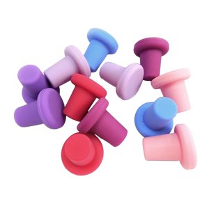 Magideal - Gadgets De Tapón Sellado Tapón De Botella Sellador De Botella De Ahorro De Champán 12X Tapón De Sellador De Sílice Para