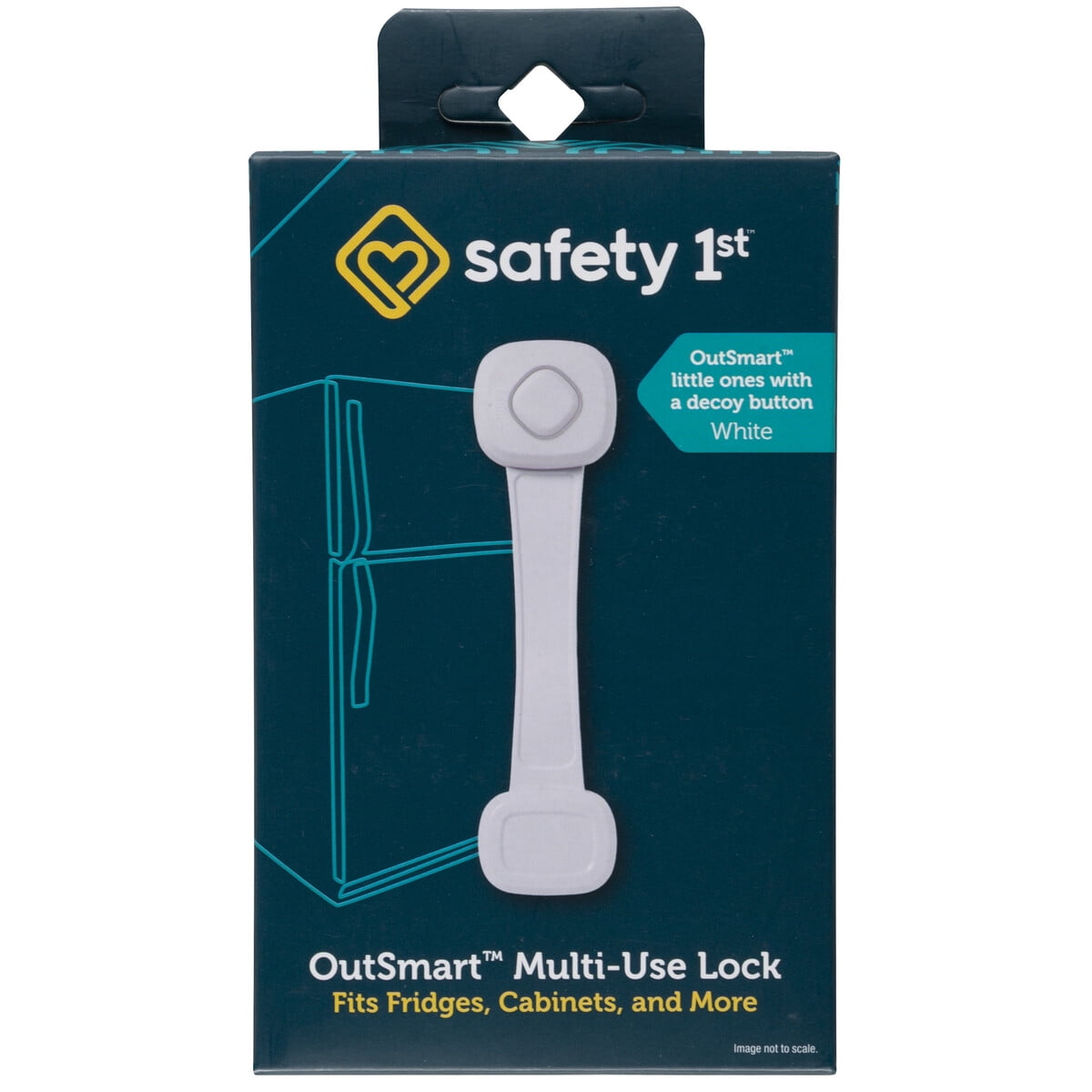 Seguro Multiuso Safety 1st Outsmart Blanco Ajustable Niaos
