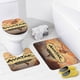 thumbnail image 4 of Avatar La leyenda de Aang-theme 4-Piece Shower Curtain Set with Rugs, Waterproof Bathroom Decor Set Includes Bath Mat, U-Shaped Rug, Toilet Lid Cover and Curtain with Hooks, 4 of 6