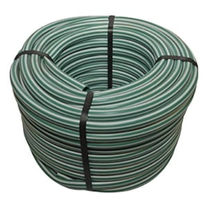 Manguera Pvc Bicolor Tradicional 50Mts 3/4 Pulgadas Dvp Color Verde Oscuro