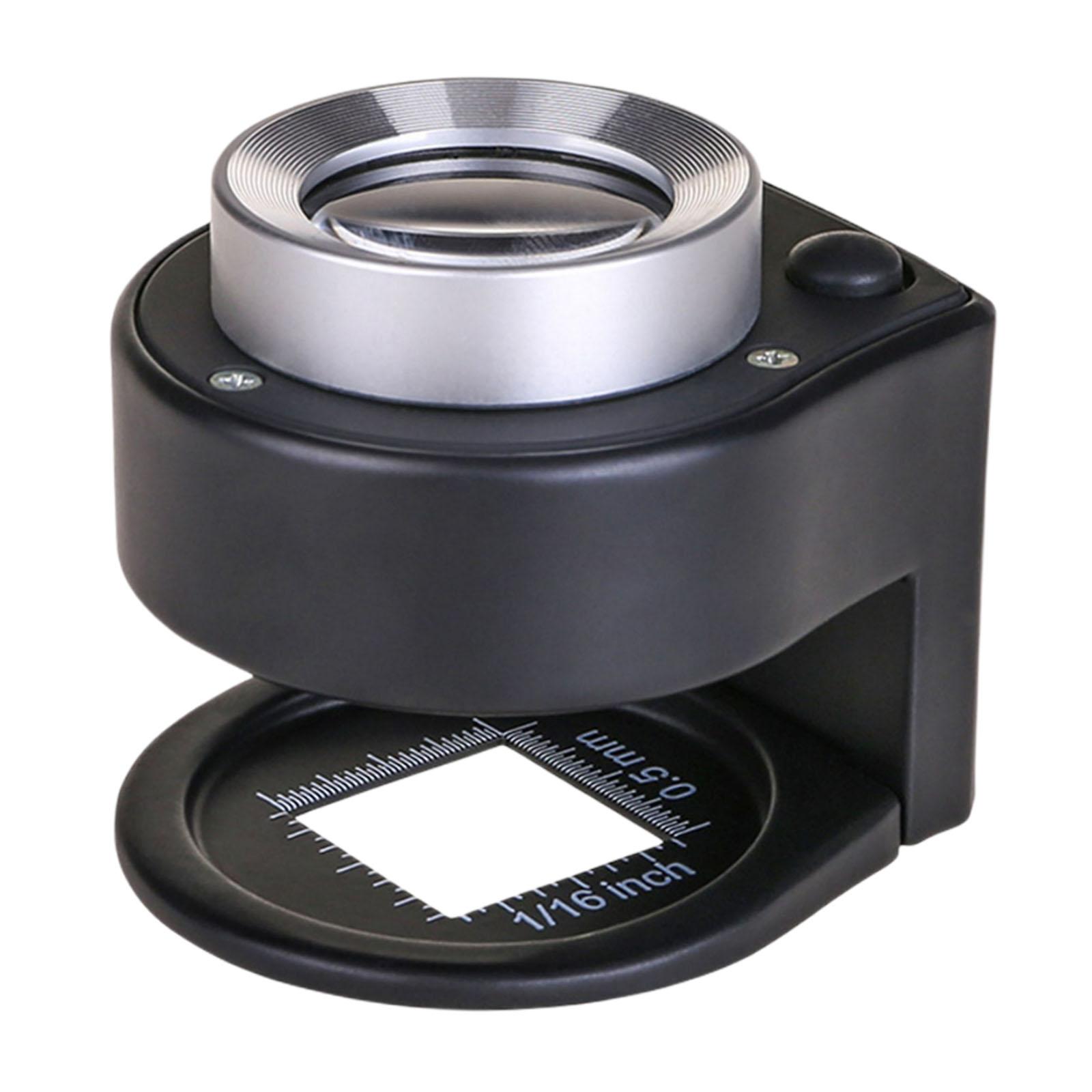 Magideal - Lupa De Lupa 3X, Escritorio De Lupa, Luces, Lámpara Detectora De Dinero De Medición De Lupa De , Para Monedas De De De J