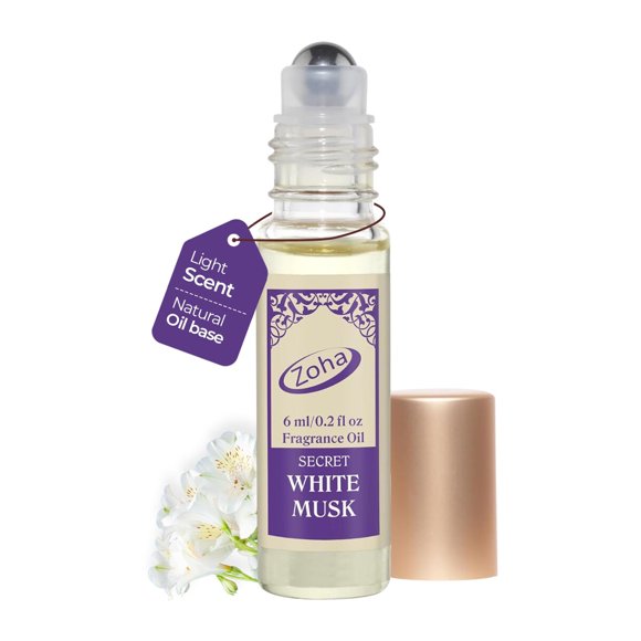 Perfume Zoha White Musk Roll On 6ml Sin Alcohol