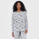 thumbnail image 3 of Pijama Mujer Aplicación Gris Corona, 3 of 5