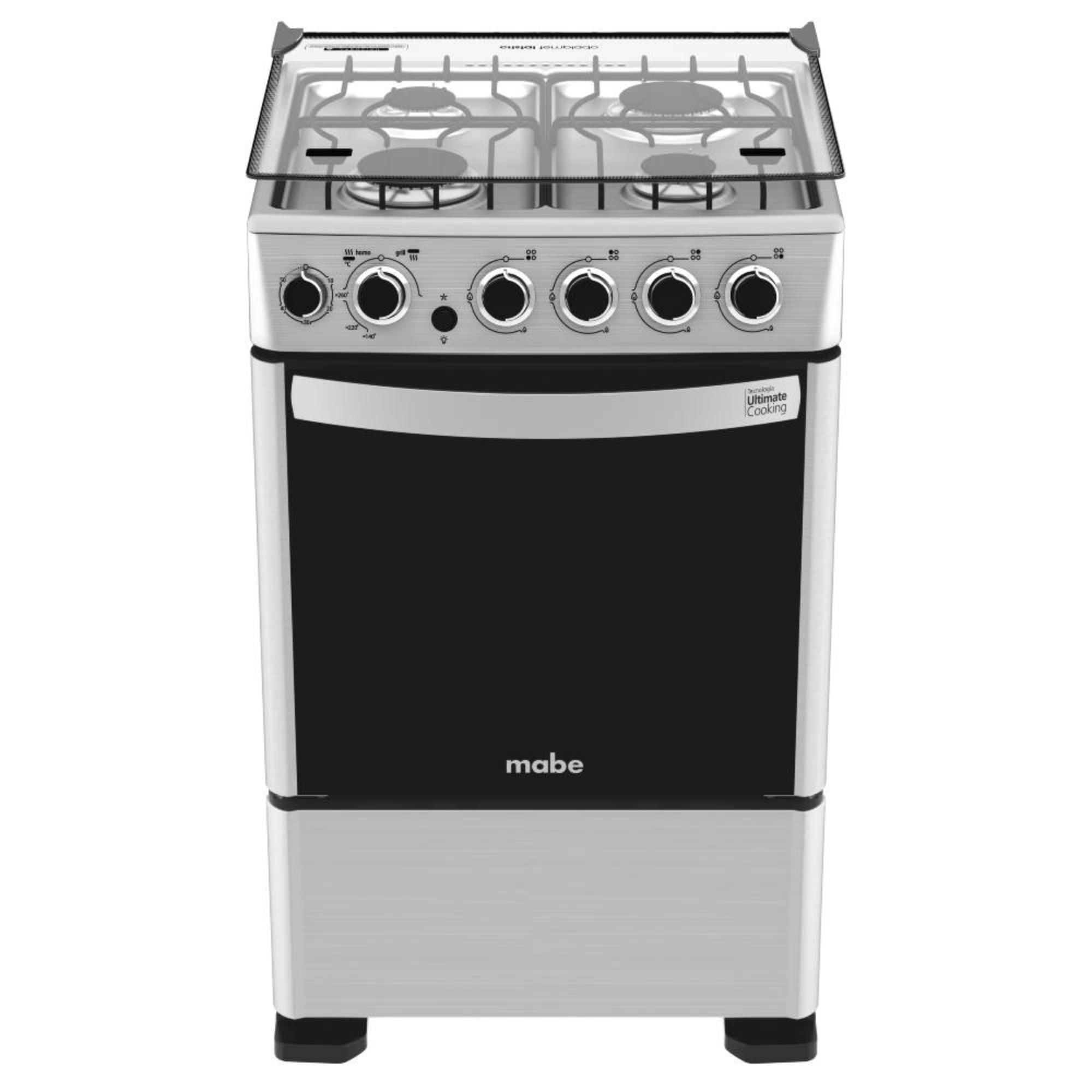 Mabe - Cocina Gas Licuado 4 Quemadores Cmc5550Ax0