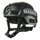 thumbnail image 3 of Casco Protector Casco ABS Ajustable Con Rieles Laterales Negro, 3 of 5