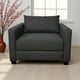thumbnail image 1 of Sofa Cama Multifuncional Un Cuerpo Lino Gris Oscuro, 1 of 3