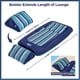 thumbnail image 3 of Piscina Float Lounge Aqua Premium Convertible Extra Grande, 3 of 6