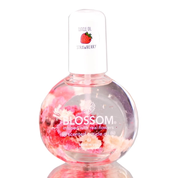 Aceite para cutículas Blossom Beauty con aroma a fresa, 27 ml