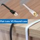 thumbnail image 5 of Cable Ethernet QIFGUO Cat 8, plano, 2000 Mhz, 40 Gbps, blanco, 5 of 9
