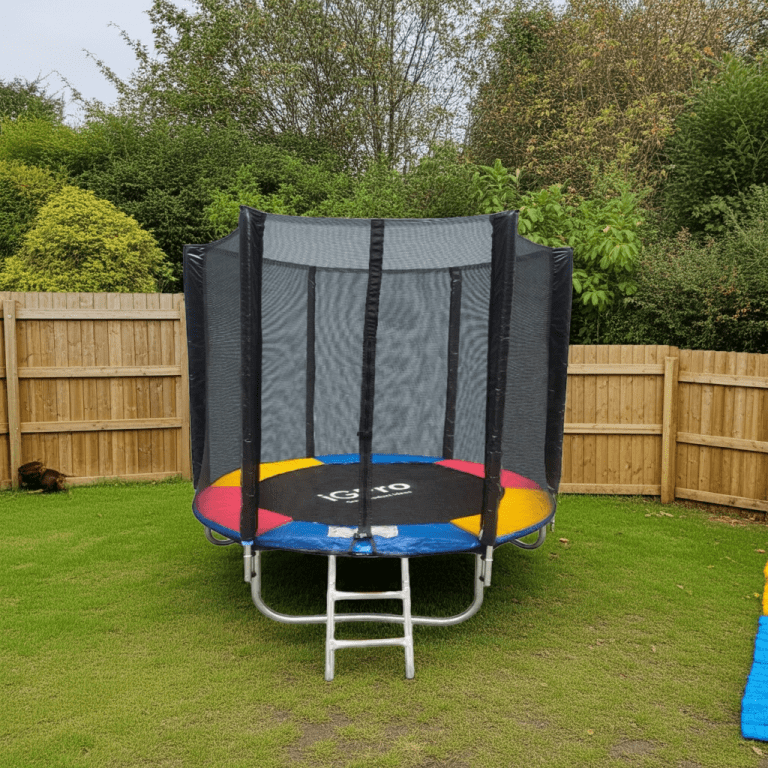 Cama Elastica Igpro Con Malla Y Escalera 2,44 Mt 8ft