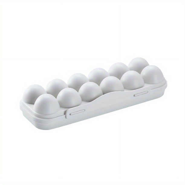 Keep Your Eggs Safe and Secure with our Shockproof 12 Grids Egg Storage Box - Perfect for Refrigerator, Camping, Picnic, and BBQ!