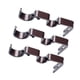 thumbnail image 1 of Juego De 3 Soportes De Pared Para Barra De Cortina De Metal Ajustable, Color Marrón, 1 of 3