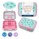 thumbnail image 1 of Lonchera Bento Kinsho para niños pequeños, 5 secciones, Aqua Cat, 1 of 7