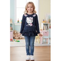 Polera Niña Hello Kitty Azul 3