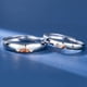 thumbnail image 5 of Anillo Alianzas Plata 925 Sol Luna Parejas Compromiso Par plateado Talla única, 5 of 5