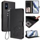 thumbnail image 2 of Funda Billetera con Relieve de Gato para Infinix GT 30 Pro, Negro, 2 of 6