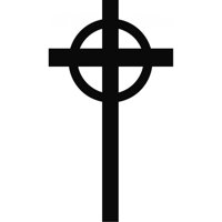 Rienda Libre Graphics - Decomural Plain Cross Christianity Ws-17799
