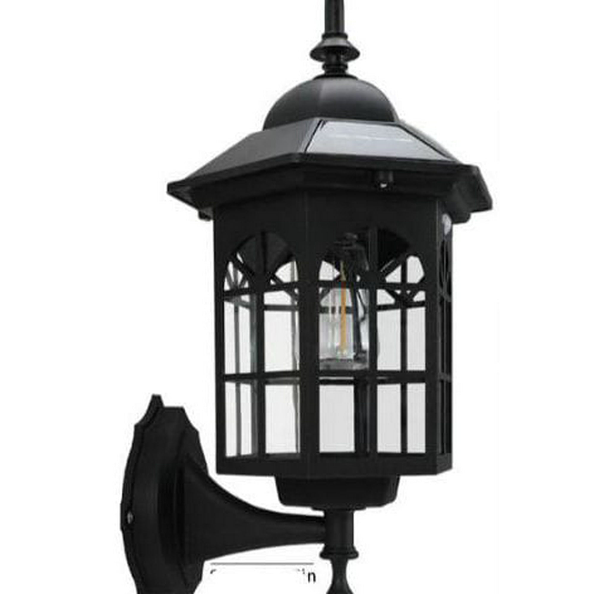 Casa Pagoda - 2 Luces De Pared Solares Retro Con Sensor Decora Vintage
