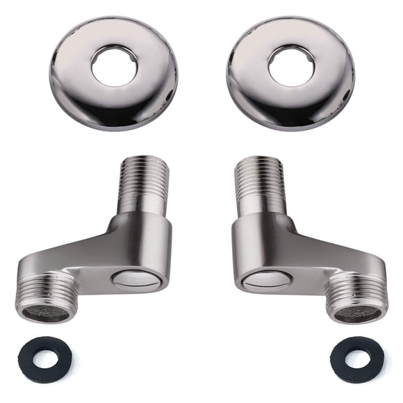 Adaptador de grifo para bañera y bañera con forma de garra para montaje en pared Aolemi, paquete de 2