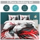 thumbnail image 5 of Tokyo Ghoul Anime Home Bed 3-piece Set Classic Japanese Anime Polyester Wash Student Dormitory Set, 5 of 5