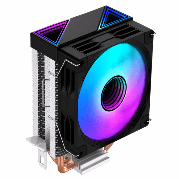 Disipador Ventilador Para Pc Cpu Argb 90mm 2 Heatpipes Cobre Intel Lga1700 1200 115x Amd Am4 Am5 Ventilador Silencioso Alto Rendimiento 130w Gaming Pc