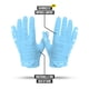 thumbnail image 3 of Guantes de fútbol americano NXT NXTRND G2 Pro XL Azul, 3 of 6