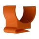 thumbnail image 1 of Recogedor de pelotas de tenis, recogedor de pelotas de golf, fácil de recoger, agarre de pádel para exteriores, recolector único de instalación rápida naranja, 1 of 5