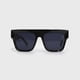 thumbnail image 3 of Lentes De Sol Mujer Marco Rectangulares Festivales Verano negro Talla Única, 3 of 6