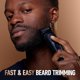 thumbnail image 2 of Recortadora de barba King C. Gillette inalámbrica para hombre con kit azul, 2 of 3