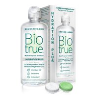 Solución Para Lentes De Contacto Biotrue Hydration Plus De 300 Ml Con Funda