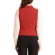 thumbnail image 3 of INSPIRE CHIC Chaleco de Traje para Mujer Doble Botonadura Negocios Solapa Elegante Chaleco de Cintura XL Rojo, 3 of 6