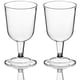 thumbnail image 4 of Copas de vino DecorRack, vasos de plástico para fiestas de 6 onzas (paquete de, 4 of 10