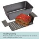 thumbnail image 4 of Sartén para pastel de carne Chicago Metallic Healthy con inserto de drenaje, 4 of 7