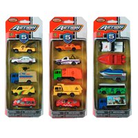 Suntoys - Set Regalo Ciudad Con 5 Autos – Vehículos Urbanos En Miniatura Para Niños