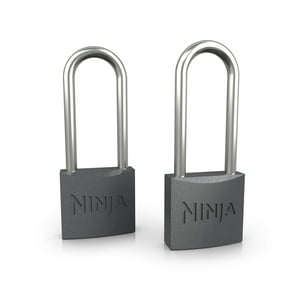 Padlock Ninja Frostvault, Paquete De 2 Unidades, Acero Endurecido