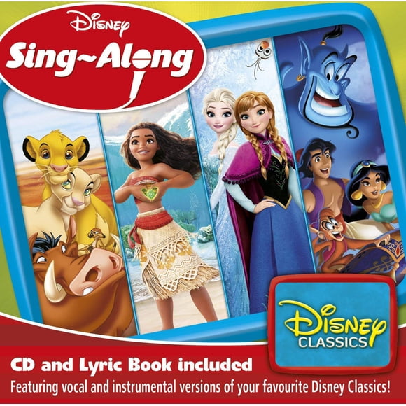 Disney Canta Conmigo: CD de Clásicos Disney con libro de letras