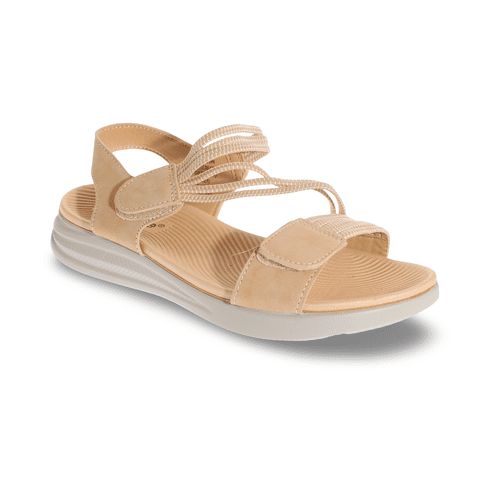 Sandalia Confort Beige Vía Franca