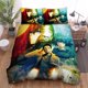 thumbnail image 1 of Steins;Gate Main Characters Quilt Duvet Cover Set Children Bedspread Super 3-Piece Bedding Set, 1 of 5