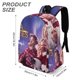 thumbnail image 3 of Santa Cláusula-theme Backpack, Campus style schoolbag Bookbag with Adjustable Shoulder Straps And Large Zip Compartment, Unisex Travel Bags.42x30x15cm, 3 of 6