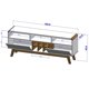 thumbnail image 4 of Rack Tv 65 Larimar Blanco Invierno, 4 of 4