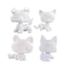 thumbnail image 1 of Bases para figuras de mascotas DKEMOVLAN, 4 piezas, blancas, mini figuras, 1 of 4