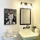 thumbnail image 1 of 1pc Canvas Painting, Cute Animal Sitting In Toilet Reading Newspaper Napkin Canvas Wall Art Decor, For Living Room Wall Decor, Bedroom Wall Decor, Office Kitchen Bathroom Wall Decor, No Frame, 12inch*, 1 of 4