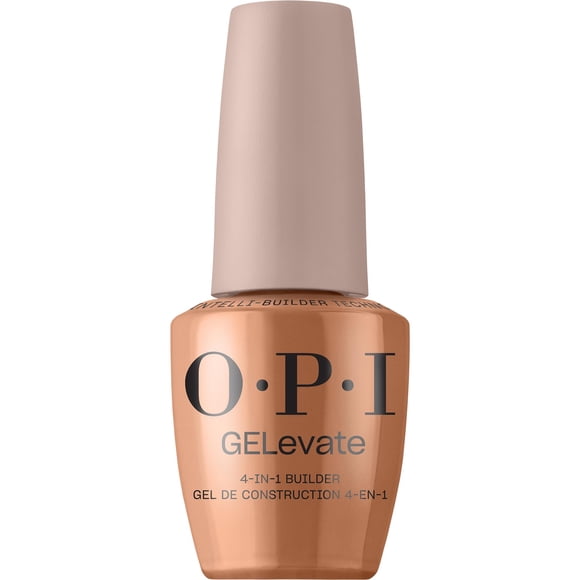 OPI GELevate 4‑en‑1 Gel Constructor de Uñas | Fill My Espresso, Color Cálido Oscuro