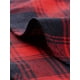 thumbnail image 5 of INSPIRE CHIC Camisas de Cuadros para Mujer Cuello en Punta Abotonado Blusas de Regreso a Clases Azul Oscuro Rojo L, 5 of 6