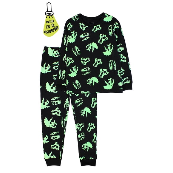Pijama kids niño fluorescente dinosaur